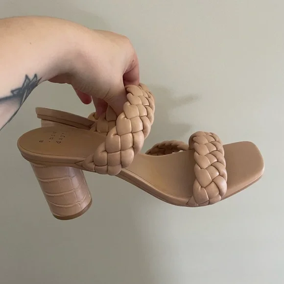 A New Day Women's Basil Mule Heels Size 7.5 - Picture 9 of 13